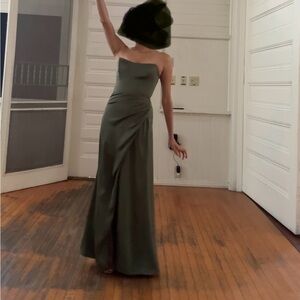 Birdy grey Anne matte satin olive